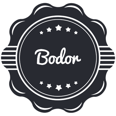 Bodor badge logo