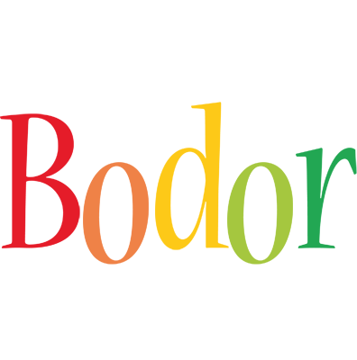 Bodor birthday logo