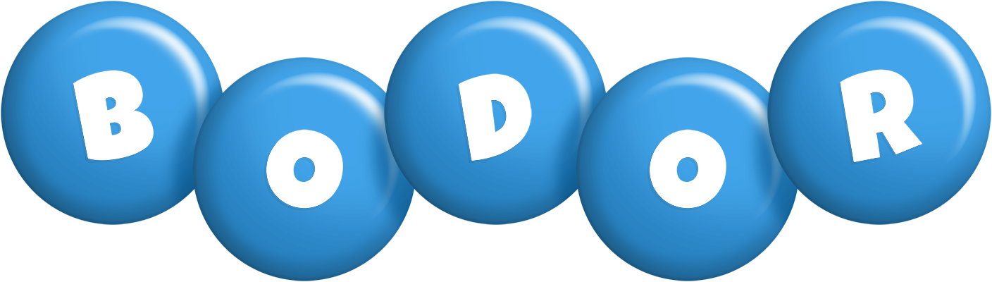 Bodor candy-blue logo
