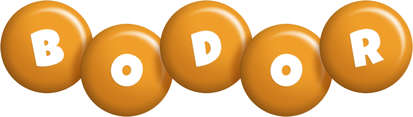 Bodor candy-orange logo
