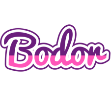 Bodor cheerful logo