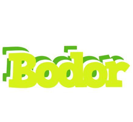 Bodor citrus logo
