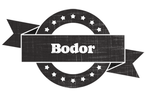 Bodor grunge logo