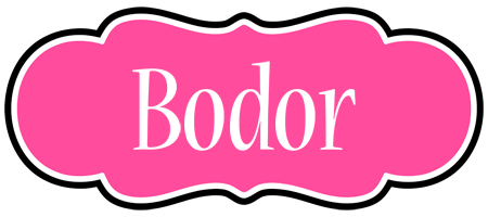 Bodor invitation logo