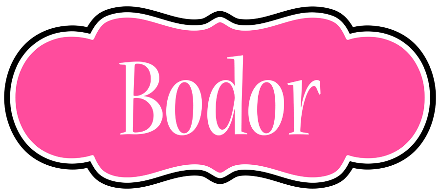 Bodor invitation logo