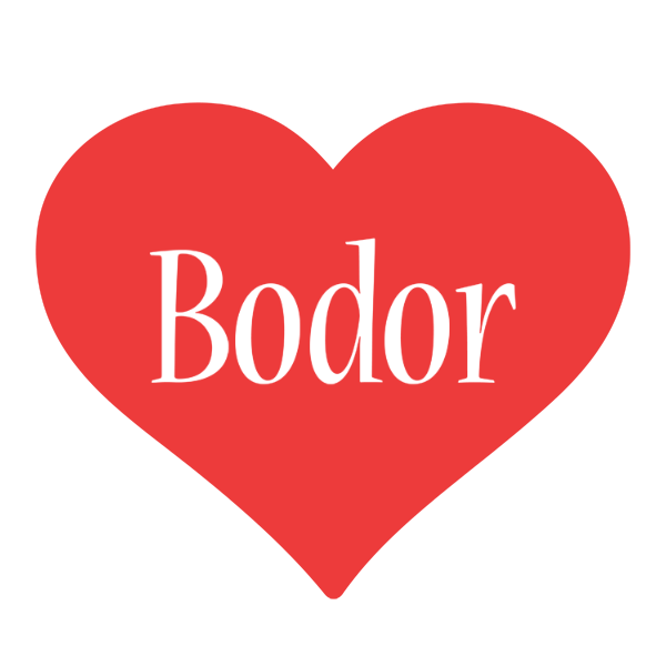 Bodor love logo