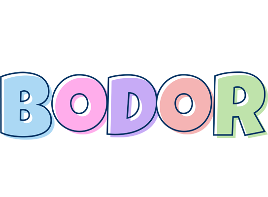 Bodor pastel logo