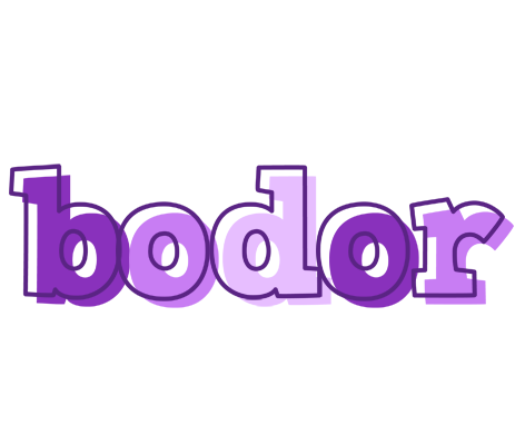 Bodor sensual logo