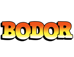 Bodor sunset logo