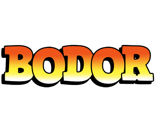 Bodor sunset logo