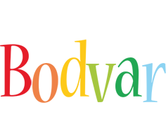 Bodvar birthday logo