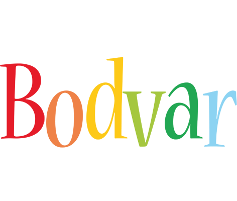 Bodvar birthday logo