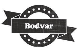 Bodvar grunge logo