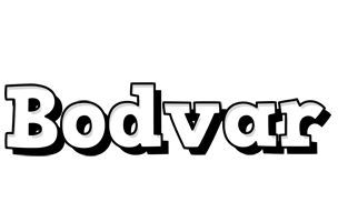 Bodvar snowing logo