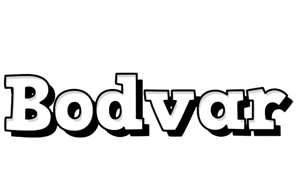 Bodvar snowing logo
