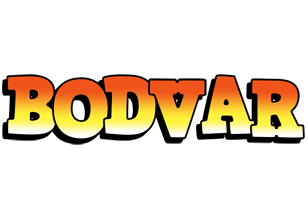 Bodvar sunset logo