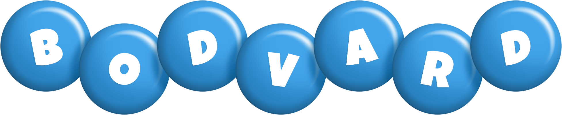 Bodvard candy-blue logo