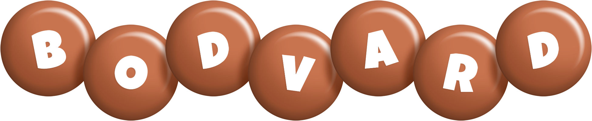 Bodvard candy-brown logo