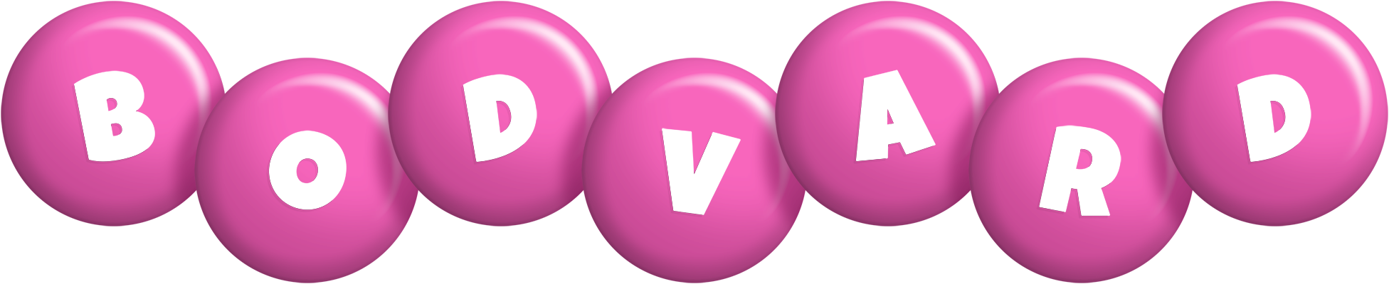 Bodvard candy-pink logo