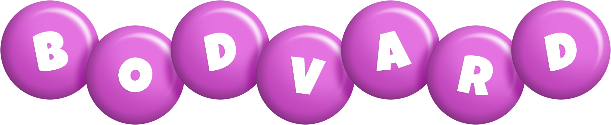 Bodvard candy-purple logo