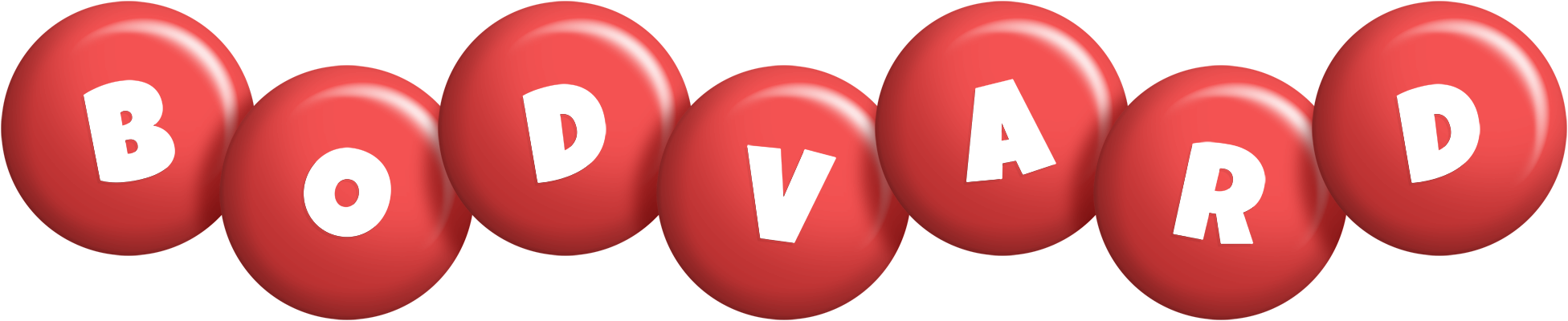 Bodvard candy-red logo