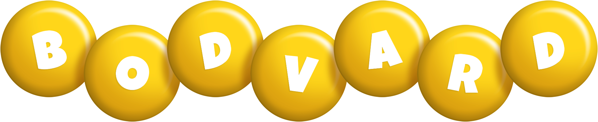 Bodvard candy-yellow logo