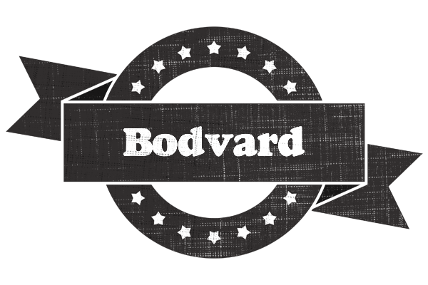 Bodvard grunge logo