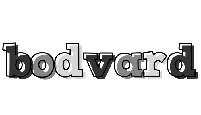 Bodvard night logo