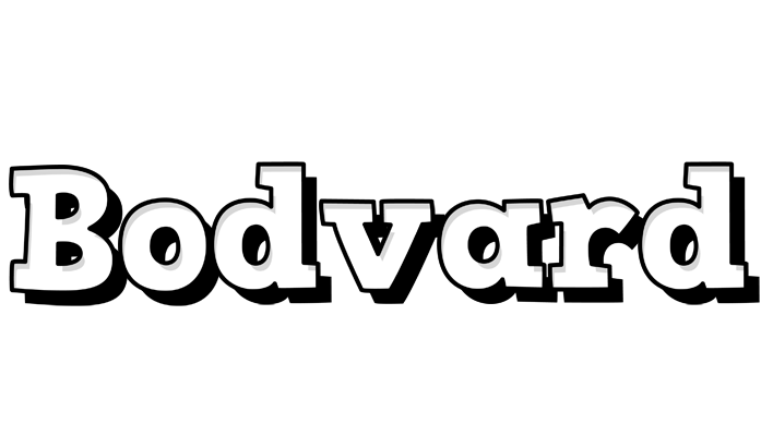 Bodvard snowing logo
