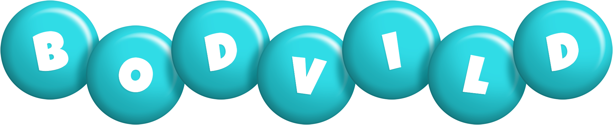 Bodvild candy-azur logo