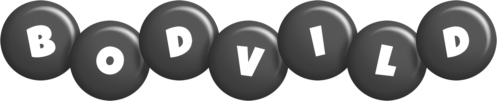 Bodvild candy-black logo