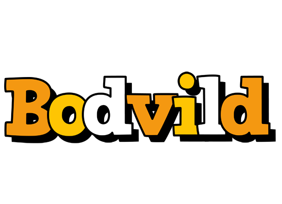 Bodvild cartoon logo