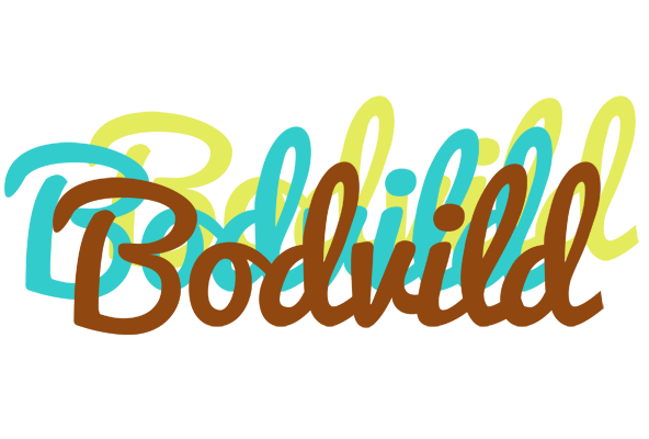 Bodvild cupcake logo