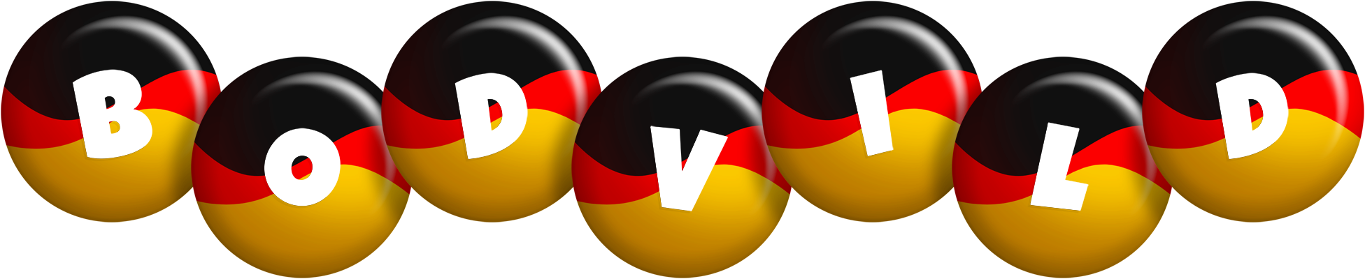 Bodvild german logo