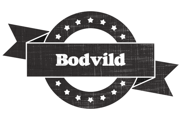 Bodvild grunge logo