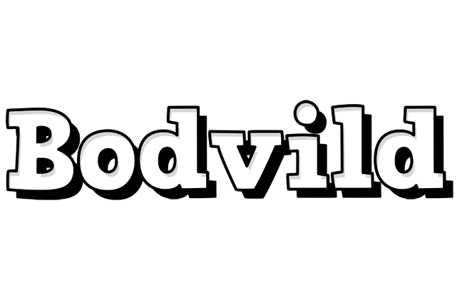 Bodvild snowing logo