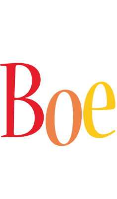 Boe birthday logo