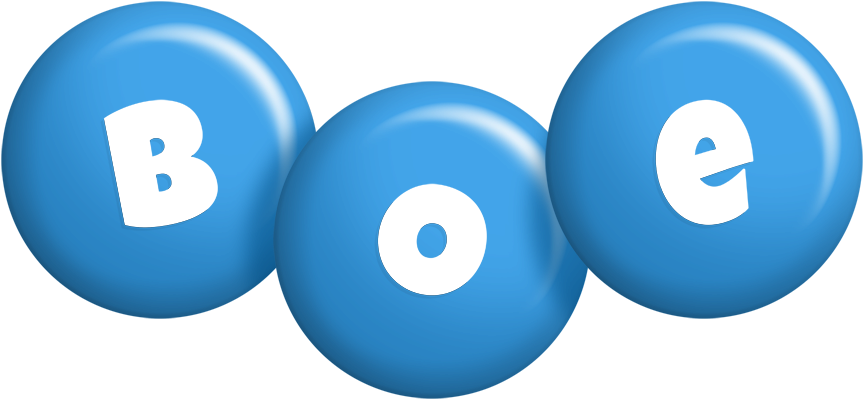 Boe candy-blue logo