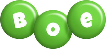 Boe candy-green logo