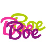 Boe flowers logo