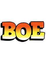 Boe sunset logo