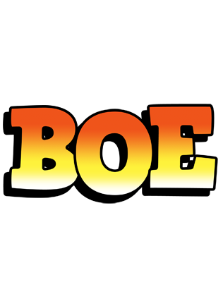 Boe sunset logo