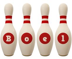 Boel bowling-pin logo