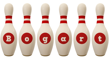 Bogart bowling-pin logo