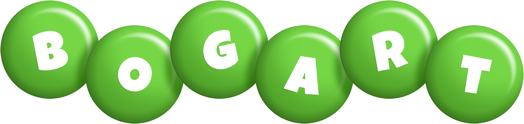 Bogart candy-green logo