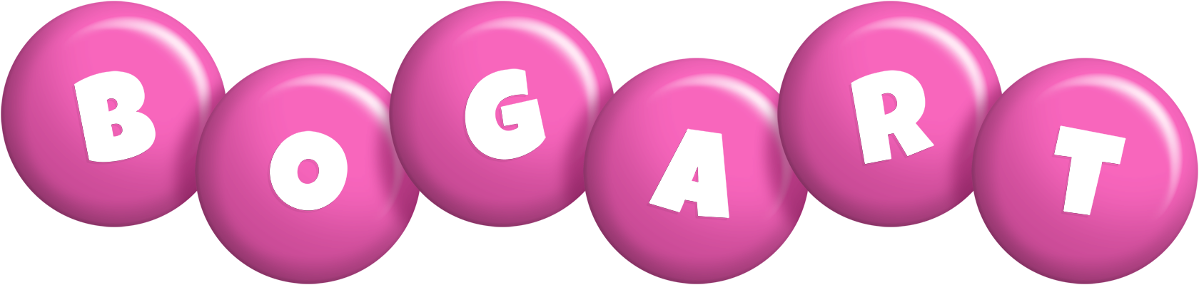 Bogart candy-pink logo