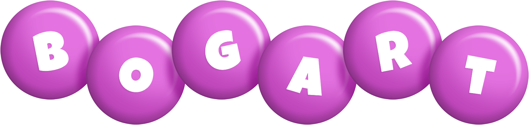 Bogart candy-purple logo