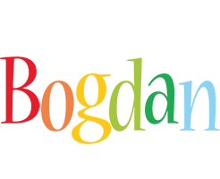 Bogdan birthday logo