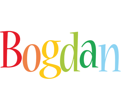 Bogdan birthday logo