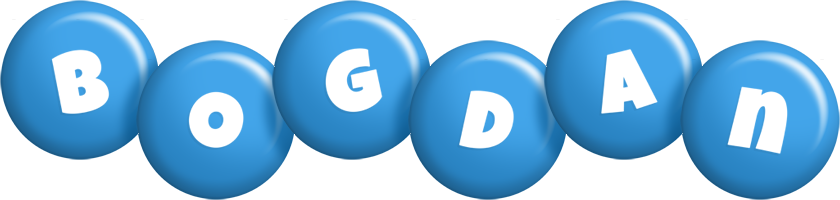 Bogdan candy-blue logo